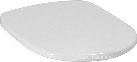 Сиденье для унитаза, с микролифтом, (цв. белый, петли цв. бронза), Atelier ZZ