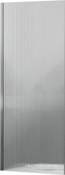 Душ.перегородка 1000хh1950мм, правая/левая, (стекло Ribbed Ребристое, 8мм, Easy Clean, поперечн.укорачив.кронштейн 1200мм, фурнит.цв.хром), Walk In ZZ