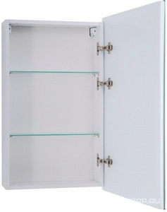 Зеркало-шкаф 500x800x165мм, с подсветкой и функцией антизапотевания, петли справа,  ZZ Art & Max Merano AM-Mer-500-800-1D-R-DS-F