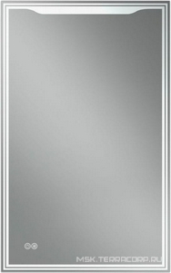 Зеркало-шкаф 500x800x165мм, с подсветкой и функцией антизапотевания, петли справа,  ZZ Art & Max Merano AM-Mer-500-800-1D-R-DS-F