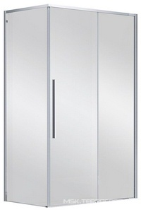 Душевой уголок 1200х800хh1950мм, прямоуг., правый/левый, (стекло прозрачное 6мм Easy Clean, фурн.цв.хром),  ZZ Vincea Slim-N VSR-4SN8012CL