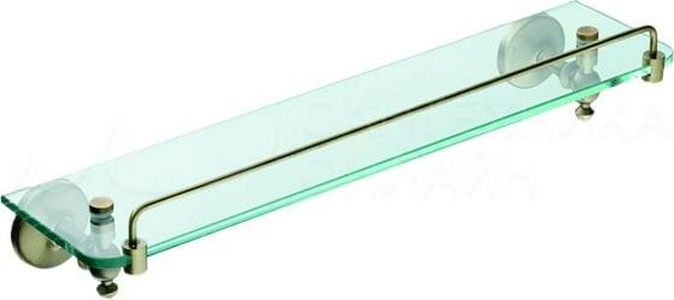 Полочка 50см, (цв. бронза / стекло),  ZZ Art & Max Antic AM-E-2682Q