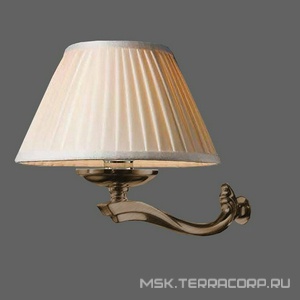 Светильник ORIONE (монтаж на раму зеркала) с кремовым абажуром, цвет бронза, Eban ZZ Eban Orione FAPOR----BR