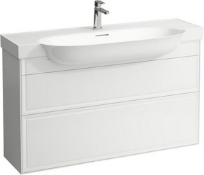 Тумба подвесная120 см под раковину  8.1385.8 с 2 ящиками(цв. белый) The New Classic ZZ