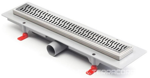 Душевой лоток Harmony 450 мм D40, хром глянец ZZ
