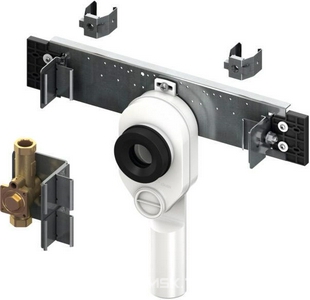 Комплект для монтажа писсуаров Keramag Joly, Visit, (сливной клапан TECE U 1, сифон, монтажная пластина, крепеж),  ZZ Tece TECEprofil 9020039