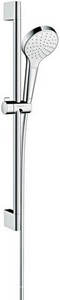 Душевая стойка h 65см, лейка, шланг 1,6м в компл., (цв.белый/хром), Crometta  S 1jet Hansgrohe Croma Select 26564400