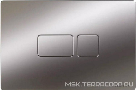 Клавиша двойного смыва, для инсталляции д/унитаза, (пластик цв.черный матовый),  ZZ ArtСeram A16 704.000.71 2