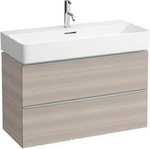 Тумба подвесная 935х385х520 мм, 2 выдвижных ящика, для раковины  8.1028.7, (цв.светлый орех),  ZZ Laufen Space 4.1020.2.160.101.1