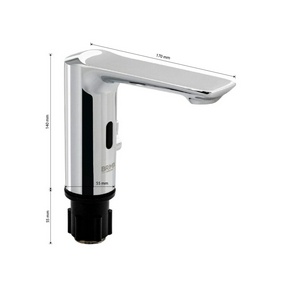 Смеситель для раковины, сенсорный с регулировкой температуры (питание от сети и батареи), хром ZZ Brimix Brimix 0888