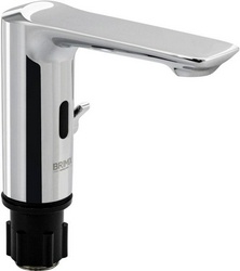 Смеситель для раковины, сенсорный с регулировкой температуры (питание от сети и батареи), хром ZZ Brimix Brimix 0888