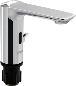 Смеситель для раковины, сенсорный с регулировкой температуры (питание от сети и батареи), хром ZZ Brimix Brimix 0888