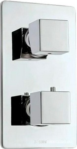 Смеситель д/д, встр.в стену, на 1-5 потребителя, внешняя часть, БЕЗ внутрен.части, (цв.хром),  ZZ Bossini Oki Z00061.030