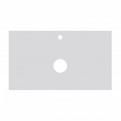 Столешница из керамогранита 716x468мм Bianco Opaco ZZ