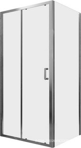 Душевой уголок, прямоуг.,1000х800хh1950мм, сдвижная дверь, правая/левая, (фурнитура цв.хром, стекло прозрачное 6мм Easy Clean),  ZZ RGW Универсал 410874108-11