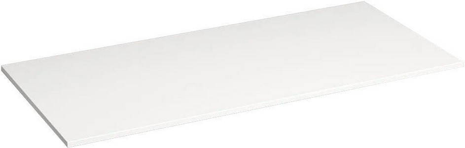 Столешница для раковины, 1200x500хh15мм, без технологических вырезов, без кронштейнов, литой камень S-Stone, матовый цв.белый,  ZZ Salini Costa 200123M