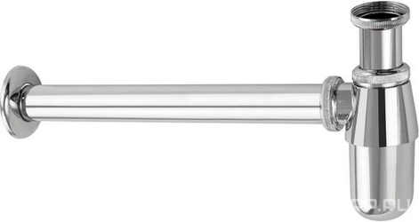 Сифон для раковины 1*1/4, без донного клапана, цв.хром Brimix Brimix 8724