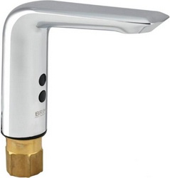 Смеситель для раковины, сенсорный с регулировкой температуры (питание от сети и батареи), хром ZZ Brimix Brimix 088