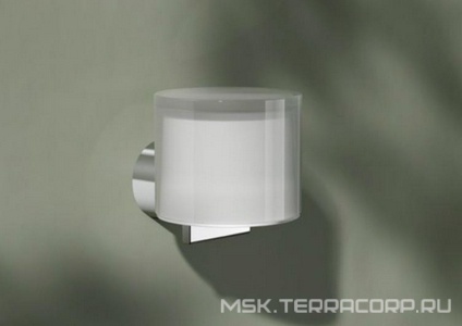 Дозатор для жидкого мыла, (цв.хром/белый),  ZZ Keuco Reva 12852 019000