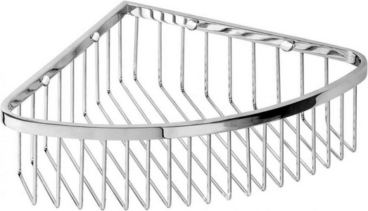 Полка-решетка угловая 300x230xh82мм, (цв. хром),  ZZ Bemeta Cytro 146208332