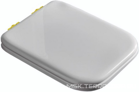 ЗАПЧАСТЬ KERASAN   - комплект шарниров (микролифт) для сидения 418701/418740, цвет золото ZZ Kerasan Waldorf R108A16- шарниры для 4187 oro