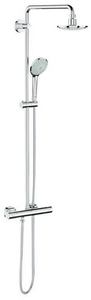 Душ набор встр.в стену, готовый компл(термостат, верхний душ,кроншт.верхн.душа, ручн душ,шланг,кронштейн,шланговое подсоед), HG ZZ Hansgrohe Raindance E 27296000