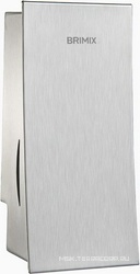 Дозатор жидкого мыла настенный, из нержавеющей стали 201, на  800 мл  МАТОВЫЙ ХРОМ, ZZ Brimix Brimix 645