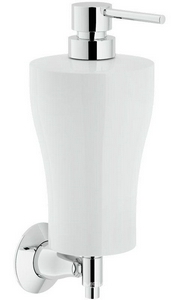 Дозатор настенный, (керамика / хром),  ZZ Nobili Sofi Teknobili ACCP62CR