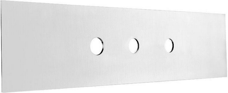 Пластина на 3 отверстий для монтажного бокса,   ZZ Gessi Eleganza 1663 031