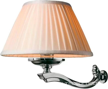 Светильник ORIONE (монтаж на раму зеркала) с кремовым абажуром, цвет хром,  Eban ZZ Eban Orione FAPOR--CR