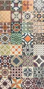 Керамическая плитка для стены Mainzu Catania Decor Messina ZZ 15х30 n163613