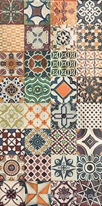 Керамическая плитка для стены Mainzu Catania Decor Messina ZZ 15х30 n163613