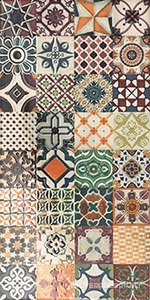 Керамическая плитка для стены Mainzu Catania Decor Messina ZZ 15х30 n163613