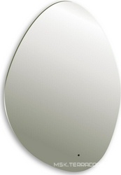 Зеркало 700*1000 мм, фоновая LED подстветка (3 цвета), подогрев, сенсорный диммер выключатель, универсальный монтаж