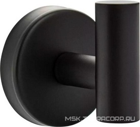 Крючок одинарный, антивандальный,  нержав. сталь, цв. черный ZZ Brimix Brimix 0589