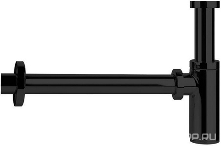 Сифон для раковины округлый, 1 1/4, (цв. Black Metal PVD), Gessi ZZ Gessi Универсал 01377 706