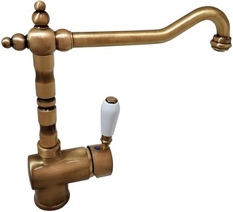 Смеситель для кухни, (цв.бронза),  ZZ Paini Cox 78F35881ANTKM