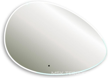 Зеркало каплевидной формы 920х600 мм, LED- подсвека, бесконтактный сенсор KL Silver Mirrors Omega LED-00002556