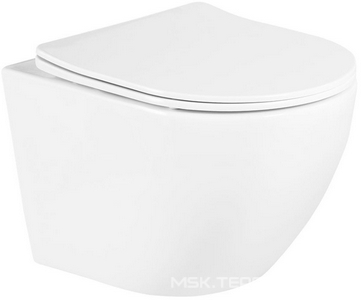 Комплект: унитаз подвесной, безободковый, смыв Tornado, сиденье с микролифт, инстал. д/подв.унитаза, крепёж, клавиша смыва цв.хром, Uno ZZ BelBagno UNO BB5177CH-TOR/SC/BB026/BB081CR