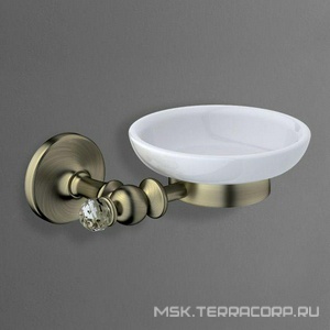 Мыльница настенная (цв. бронза / керамика),  ZZ Art & Max Antic Cristal AM-2699ASJ-Br