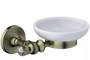 Мыльница настенная (цв. бронза / керамика), Antic Cristal ZZ