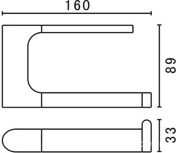 Держатель для т/б, (цв. хром),  ZZ Art & Max Platino AM-E-3983AL