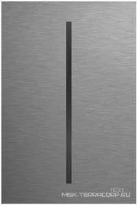 Панель смыва для писсуара, с ИК датчиком, работа от сети 230V, установка с клапаном смыва U 2, (нерж сталь, сатин, защита от отпечатков),  ZZ Tece TECEfilo 9242070