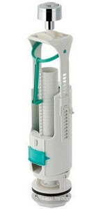 Сливная арматура, двойной смыв, кнопка хром ZZ Geberit Универсал 136.912.21.1=136.912.21.2