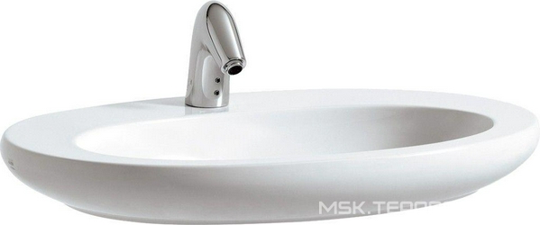 Раковина накладная 750х520мм, 1 отв. для смесителя, LCC, Alessi One ZZ