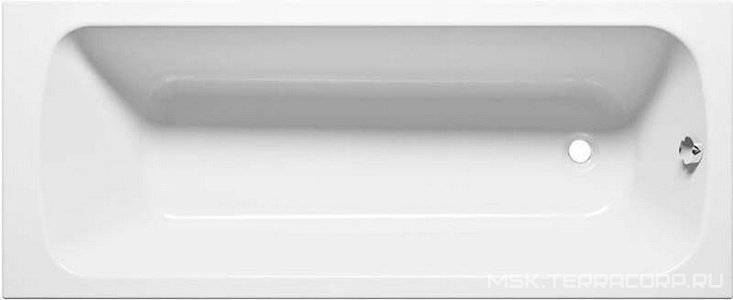 Ванна 180х80см, без ножек/рамы, панелей, слива-перелива, (акрил цв.белый),  ZZ Riho Milano B044001005