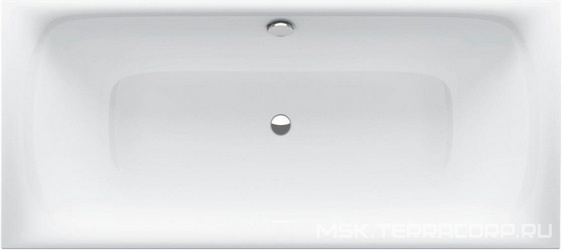 Ванна 180х80хh45см, с шумоизоляцией, БЕЗ ножек арт.B23-1500 и удлинённого слива-перелива, (сталь цв. белый), BetteLux ZZ