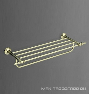 Полка для полотенец 610мм (цв. бронза),  ZZ Art & Max Antic Cristal AM-2622SJ-Br