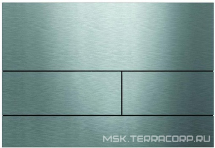 Панель смыва с двумя клавишами, для застенного модуля д/унит., д/горизонт/вертик. установки, (металл цв. нерж.сталь, сатин), TECEsquare ZZ Tece Универсал 9240830