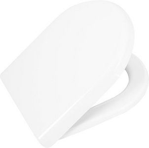 Сиденье для унитаза, с микролифтом, (пластик цв.белый. петли цв.хром),  ZZ Cezares Giubileo CZR-6045-SC   Giubileo